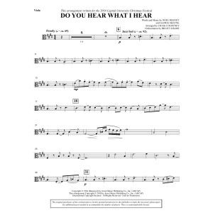 Do You Hear What I Hear (arr. Craig Courtney) - Viola