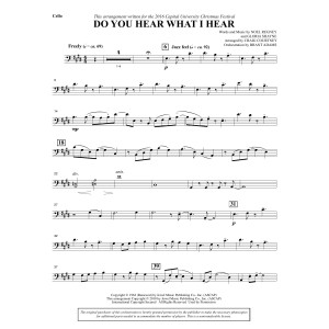 Do You Hear What I Hear (arr. Craig Courtney) - Cello