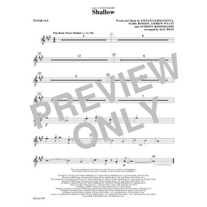 Shallow (from A Star Is Born) (arr. Mac Huff) - Tenor Saxophone
