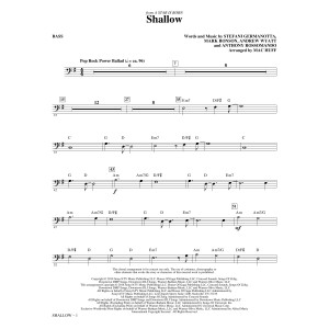 Shallow (from A Star Is Born) (arr. Mac Huff) - Bass