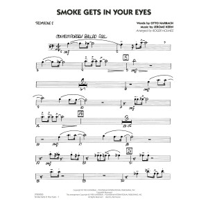 Smoke Gets In Your Eyes (arr. Roger Holmes) - Trombone 2