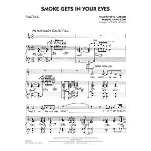 Smoke Gets In Your Eyes (arr. Roger Holmes) - Piano/Vocal