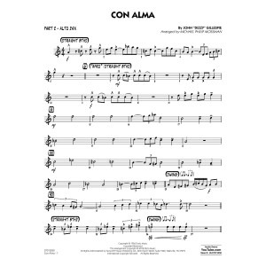 Con Alma (arr. Michael Mossman) - Part 2 - Alto Sax