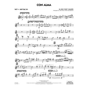 Con Alma (arr. Michael Mossman) - Part 4 - Baritone Sax