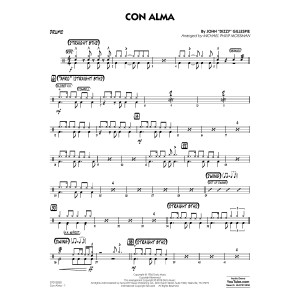 Con Alma (arr. Michael Mossman) - Drums