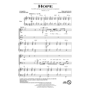 Hope (from How We React and How We Recover) (arr. Mark Brymer)
