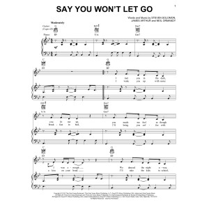 Say You Won't Let Go