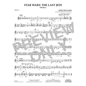 Star Wars: The Last Jedi (Medley) (arr. Robert Longfield) - Violin 2
