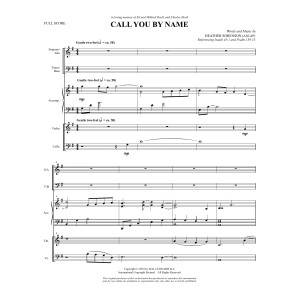 Call You By Name - Full Score