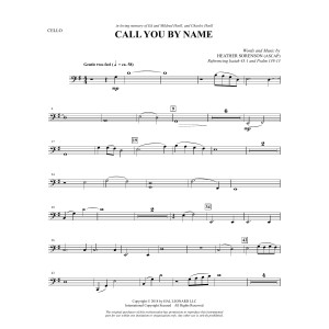Call You By Name - Cello