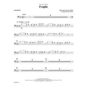 Fragile (arr. Mac Huff) - Trombone