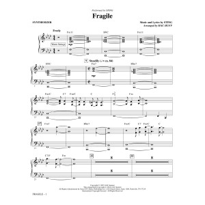 Fragile (arr. Mac Huff) - Synthesizer