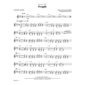 Fragile (arr. Mac Huff) - Acoustic Guitar