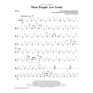 Most People Are Good (arr. Ed Lojeski) - Drums