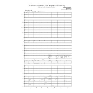 The Heavens Opened The Angels Filled the Sky - Full Score