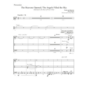 The Heavens Opened The Angels Filled the Sky - Percussion