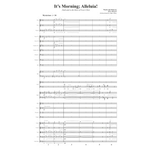 It's Morning Alleluia! - Full Score