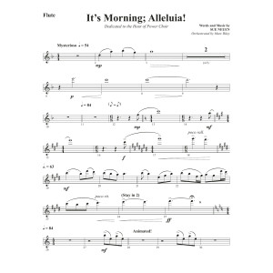 It's Morning Alleluia! - Flute