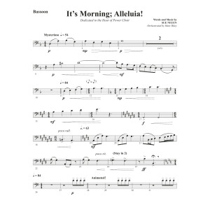 It's Morning Alleluia! - Bassoon