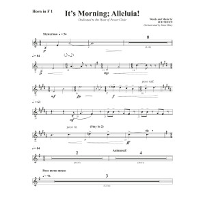 It's Morning Alleluia! - Horn 1 in F