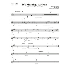 It's Morning Alleluia! - Horn 2 in F