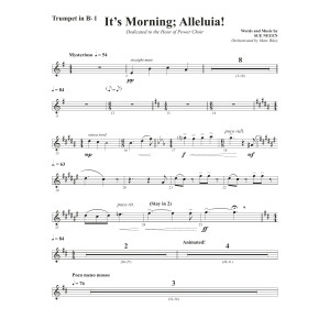 It's Morning Alleluia! - Trumpet 1 in Bb