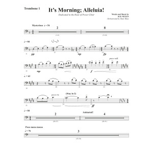 It's Morning Alleluia! - Trombone 1