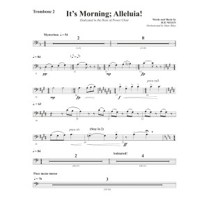 It's Morning Alleluia! - Trombone 2