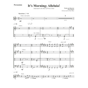 It's Morning Alleluia! - Percussion