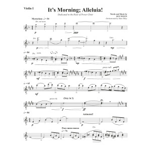 It's Morning Alleluia! - Violin 1