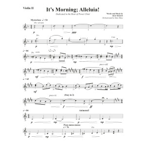 It's Morning Alleluia! - Violin 2