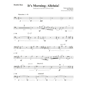 It's Morning Alleluia! - Double Bass