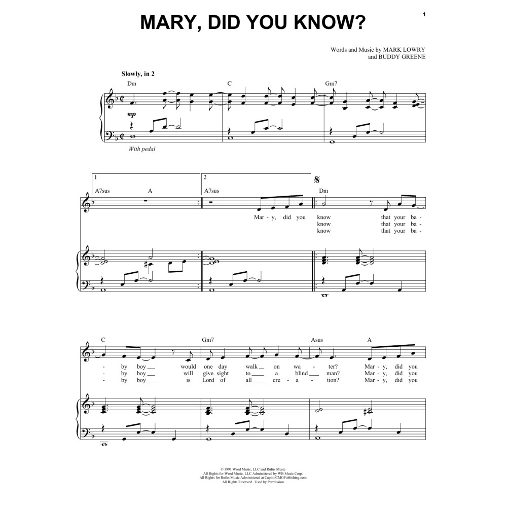 Mary, Did You Know?