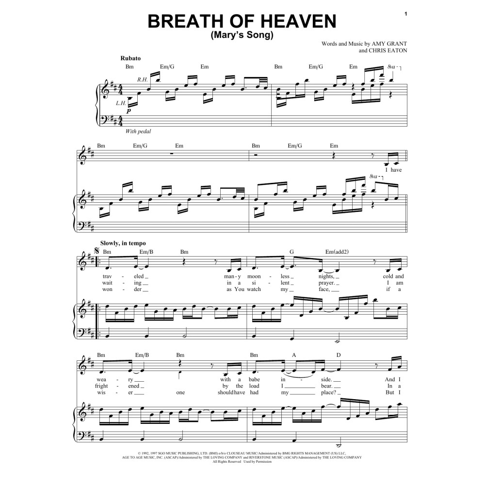 Breath Of Heaven (Mary's Song)