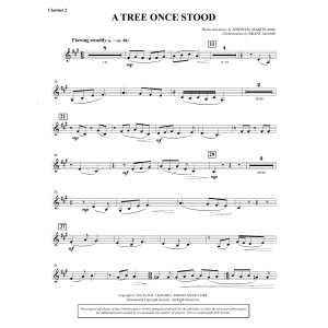 A Tree Once Stood - Bb Clarinet 2