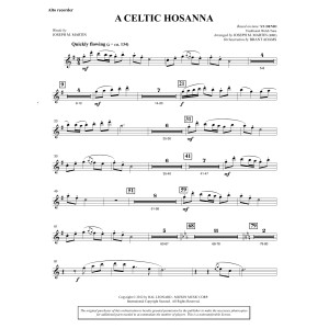 A Celtic Hosanna - Alto Recorder