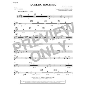 A Celtic Hosanna - Bb Trumpet 3