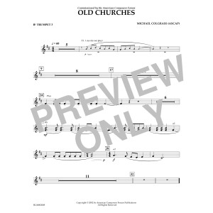 Old Churches - Bb Trumpet 3