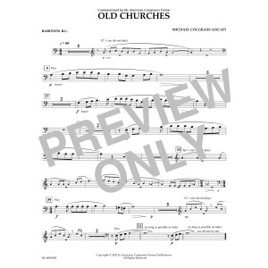 Old Churches - Euphonium in Bass Clef