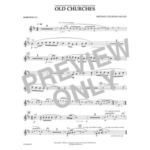 Old Churches - Euphonium in Treble Clef
