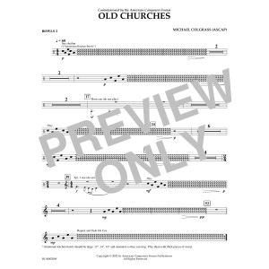 Old Churches - Aux. Percussion 2