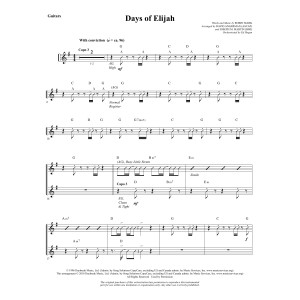 Days of Elijah (arr. David Angerman) - Guitars