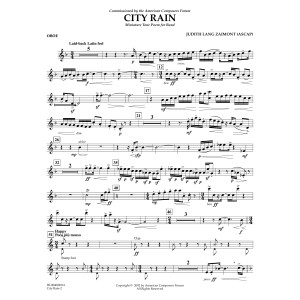 City Rain - Oboe