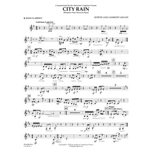 City Rain - Bb Bass Clarinet