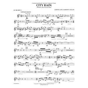 City Rain - Bb Trumpet 1
