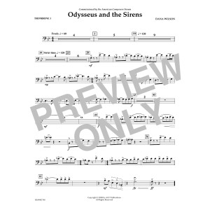 Odysseus and the Sirens - Trombone 1