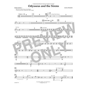 Odysseus and the Sirens - Percussion 3