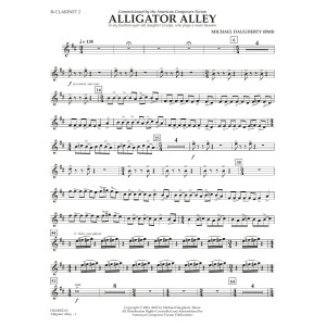Alligator Alley - Bb Clarinet 2