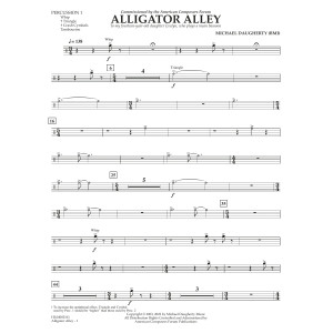 Alligator Alley - Percussion 1