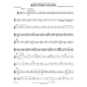 Rhythm Stand - Bb Clarinet 1